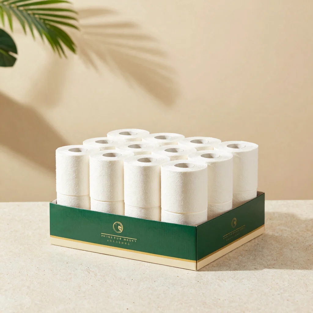 White Bamboo Toilet Rolls